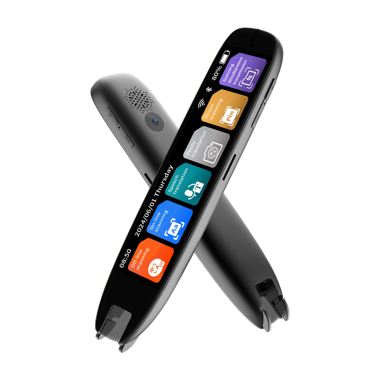 142-Language Translation Pen – OCR Scanning, Text-to-Speech, AI Translation, Wireless, Rechargeable