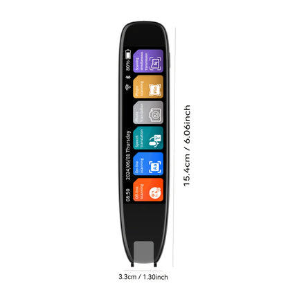 142-Language Translation Pen – OCR Scanning, Text-to-Speech, AI Translation, Wireless, Rechargeable