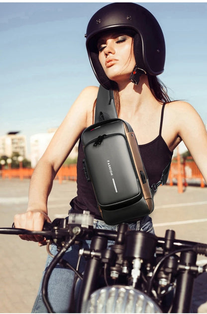 Multifunction Anti-Theft USB Shoulder Bag