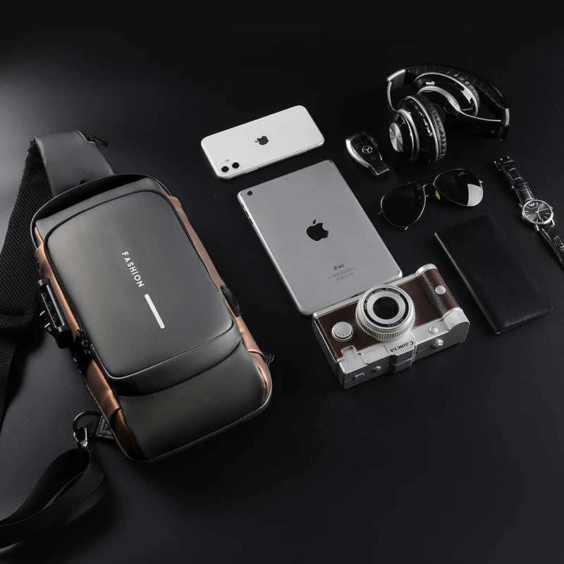 Multifunction Anti-Theft USB Shoulder Bag