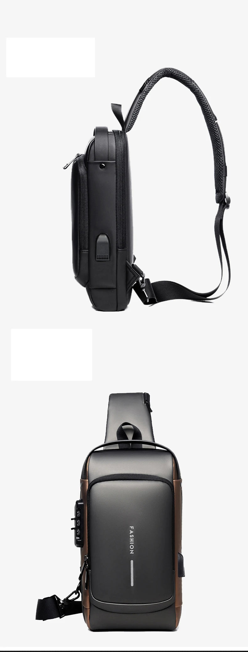 Multifunction Anti-Theft USB Shoulder Bag