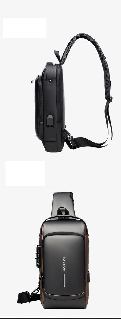 Multifunction Anti-Theft USB Shoulder Bag