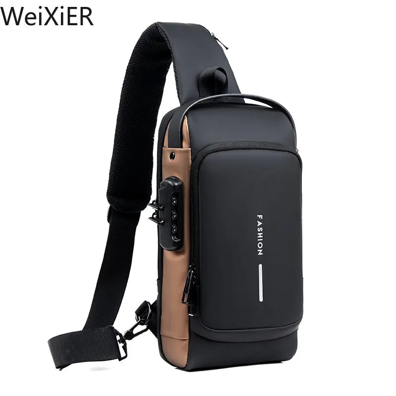 Multifunction Anti-Theft USB Shoulder Bag