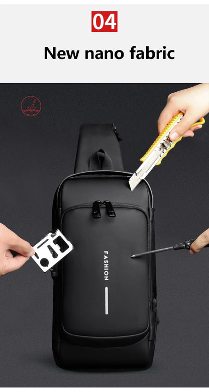 Multifunction Anti-Theft USB Shoulder Bag