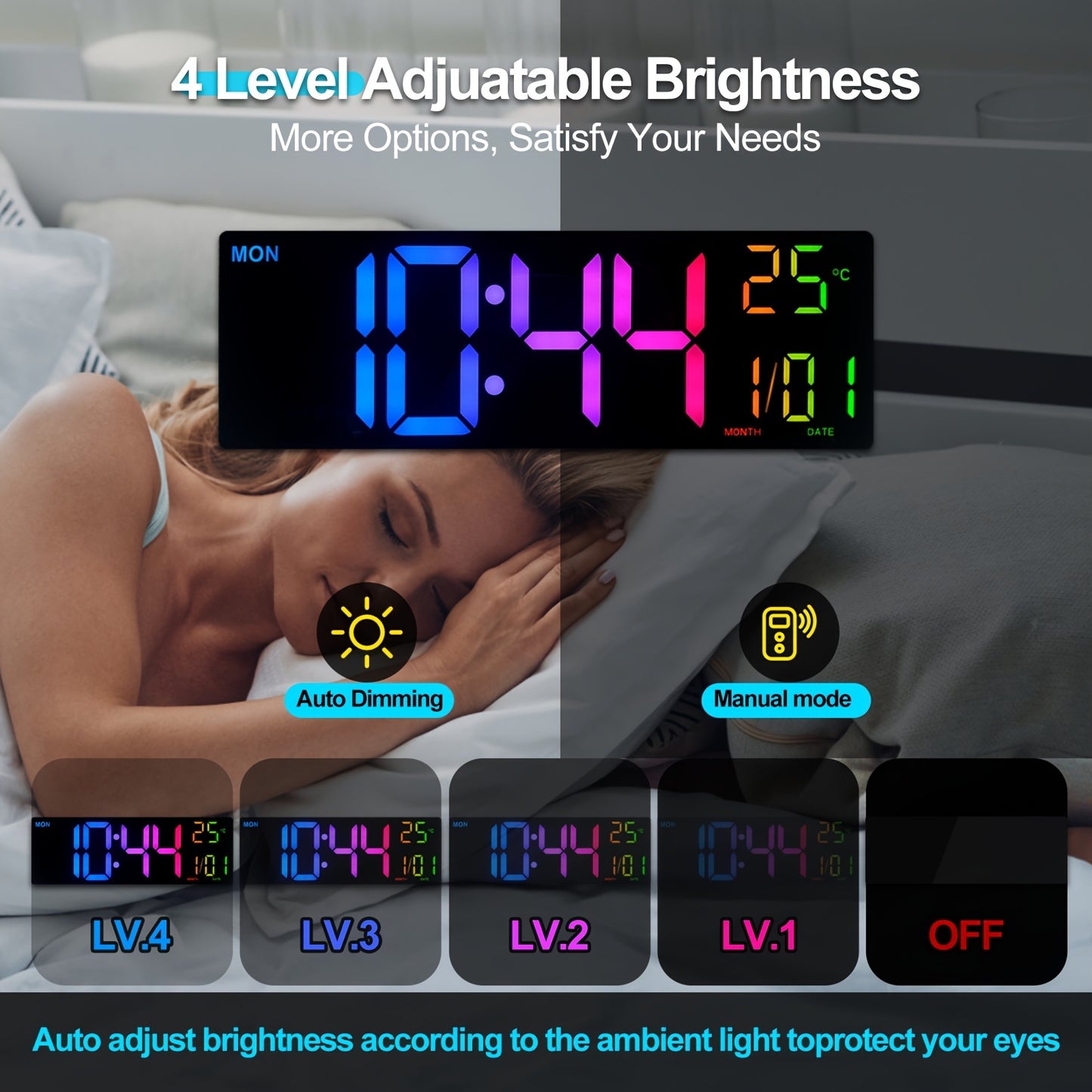 16-Inch LED Wall digital Clock