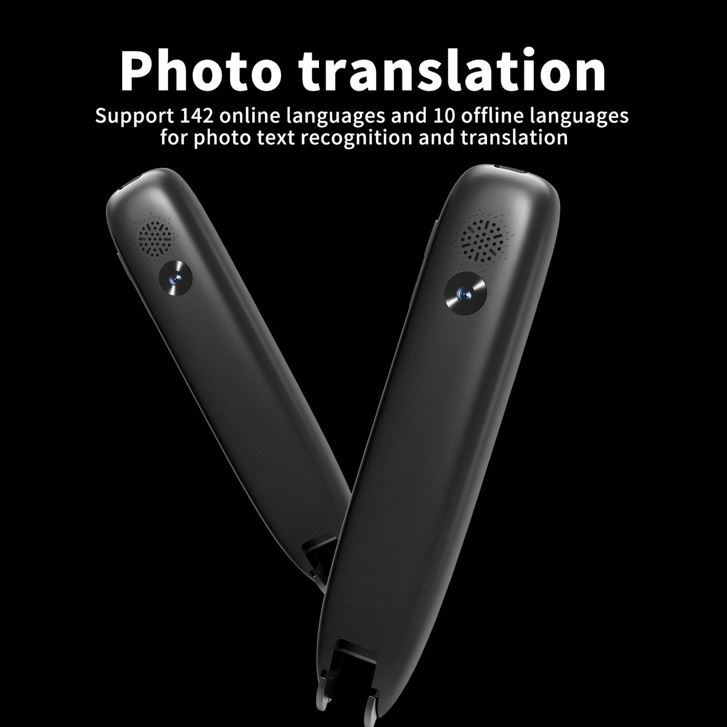 142-Language Translation Pen – OCR Scanning, Text-to-Speech, AI Translation, Wireless, Rechargeable