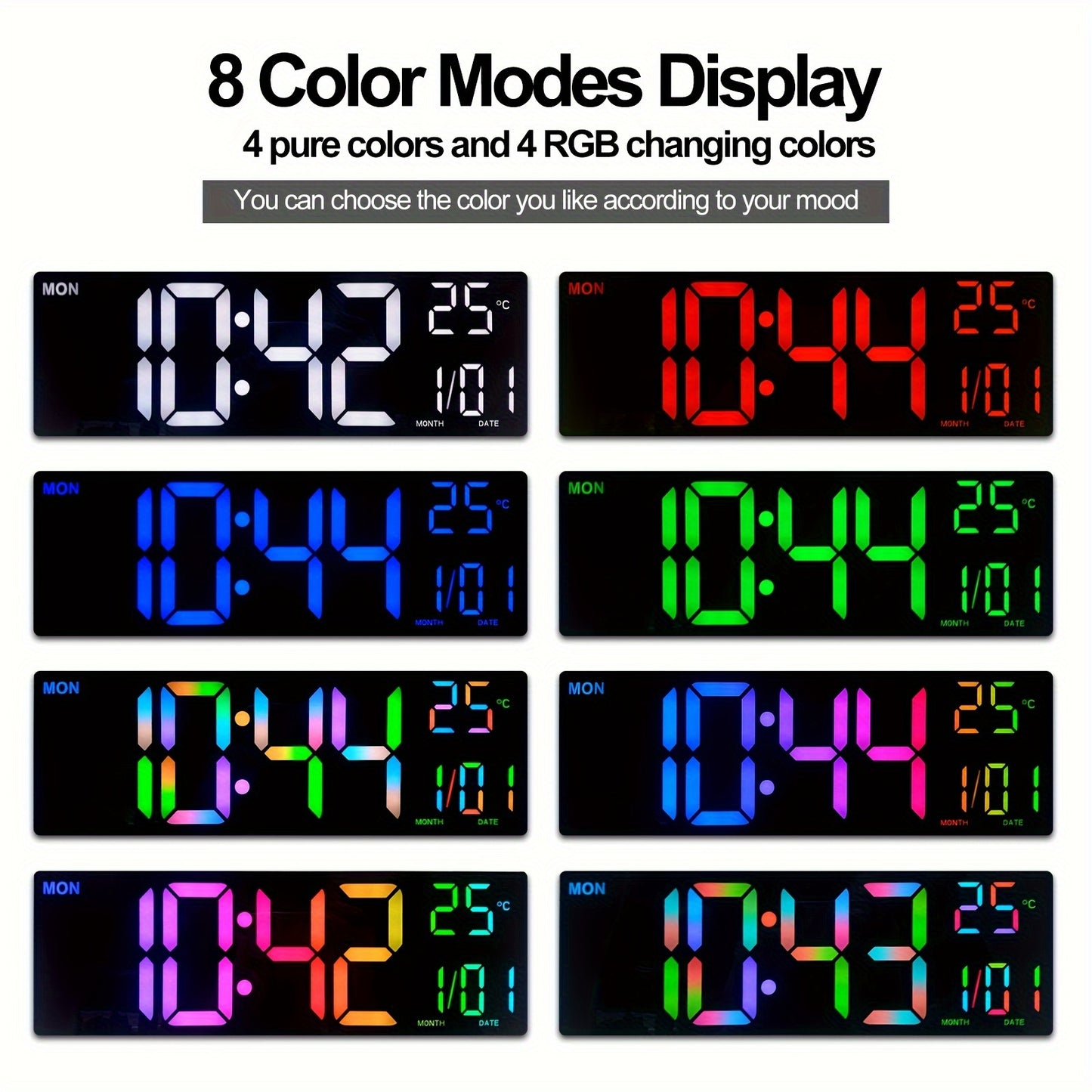 16-Inch LED Wall digital Clock
